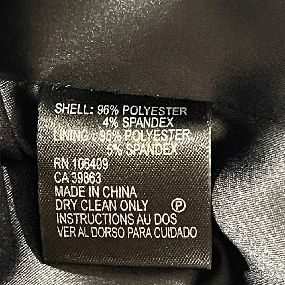 TAHARI Women's Size 10 Green Printed Half Sleeve Knot Bodice Lined Dress - Picture 8 of 8